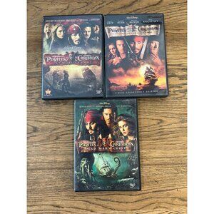 Pirates Of The Caribbean 3 DVD Set Dead Mans Chest At Worlds End